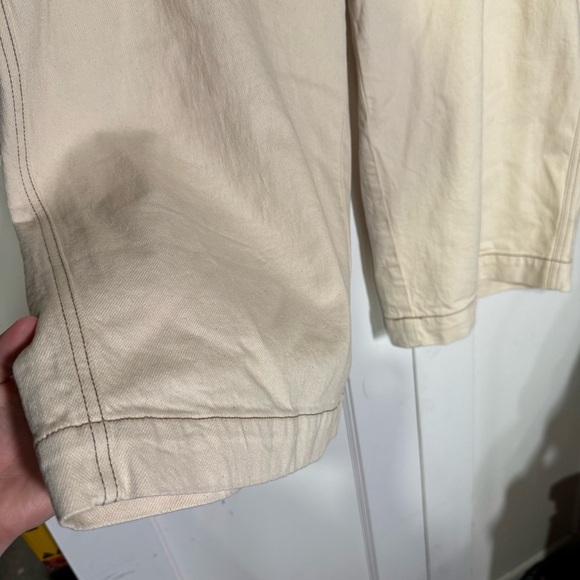 Torrid Crop Wide Leg Classic Denim High-Rise Jeans Cream Size 26 FEEL THE FIT - Picture 9 of 13